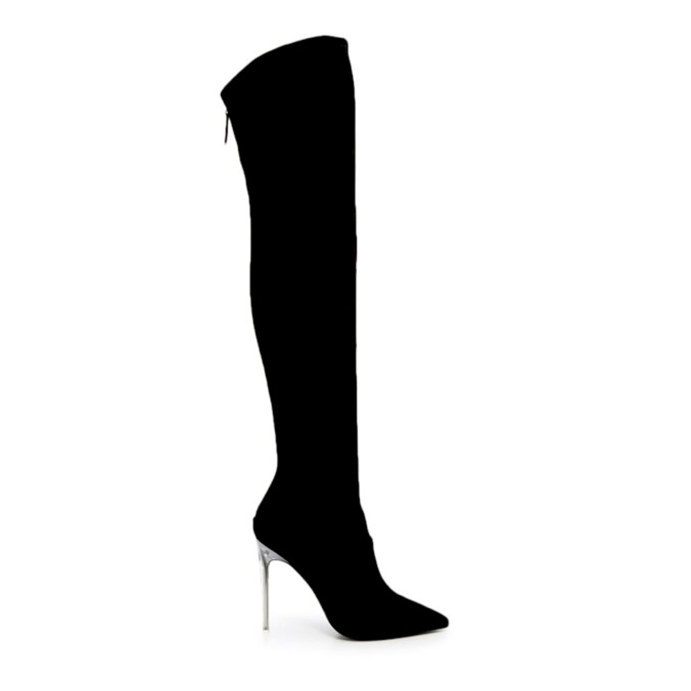 Jennifer Lopez Knee High Stiletto Heel Boots